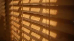 wooden blind