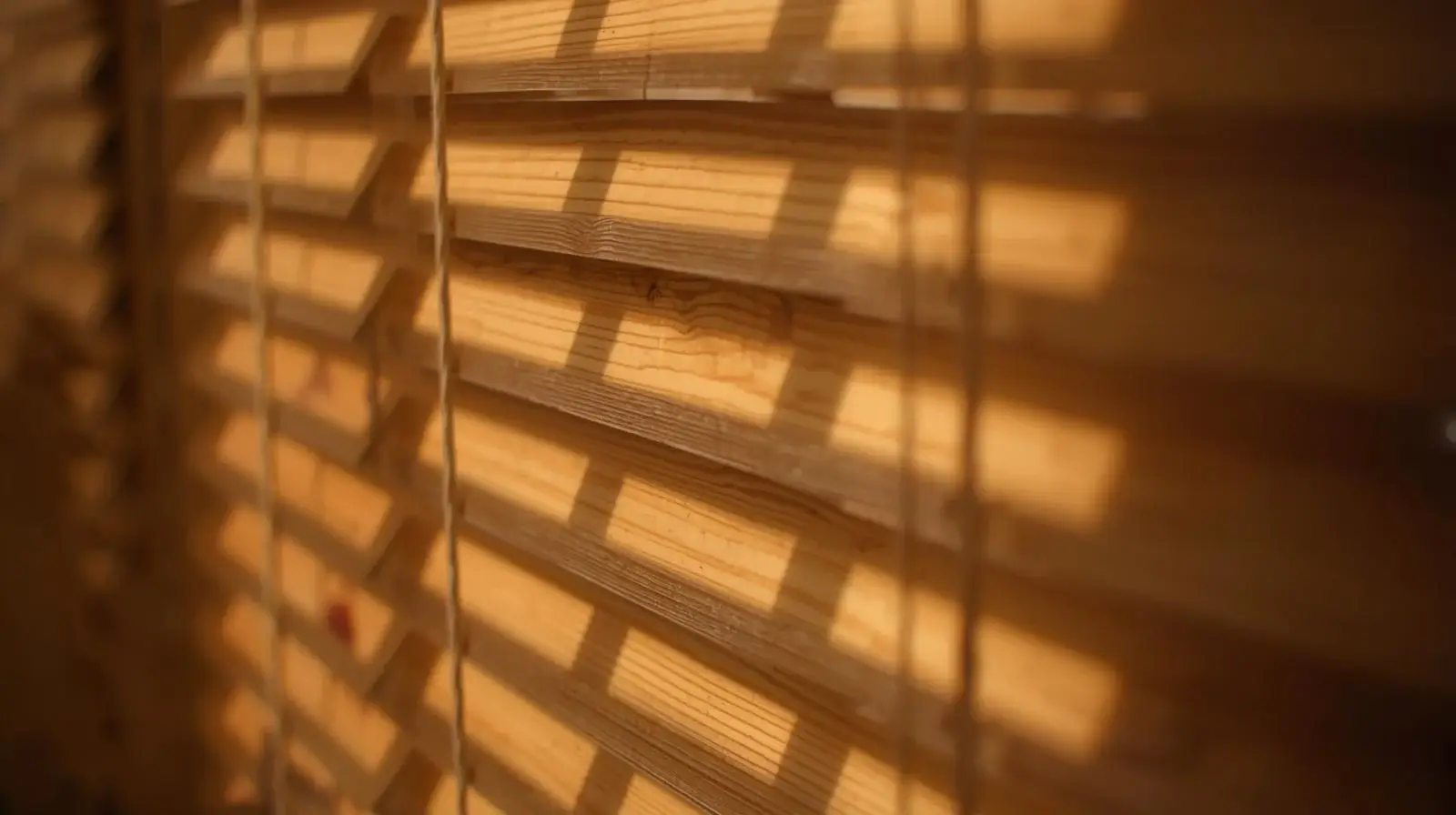 wooden blind