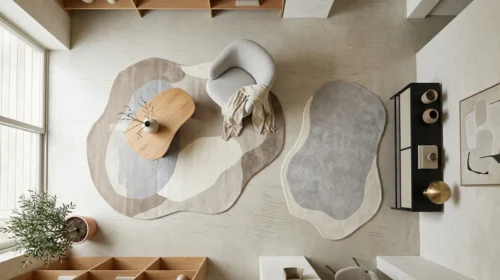 Bentuk Asimetris (Irregular-Shaped Rugs)