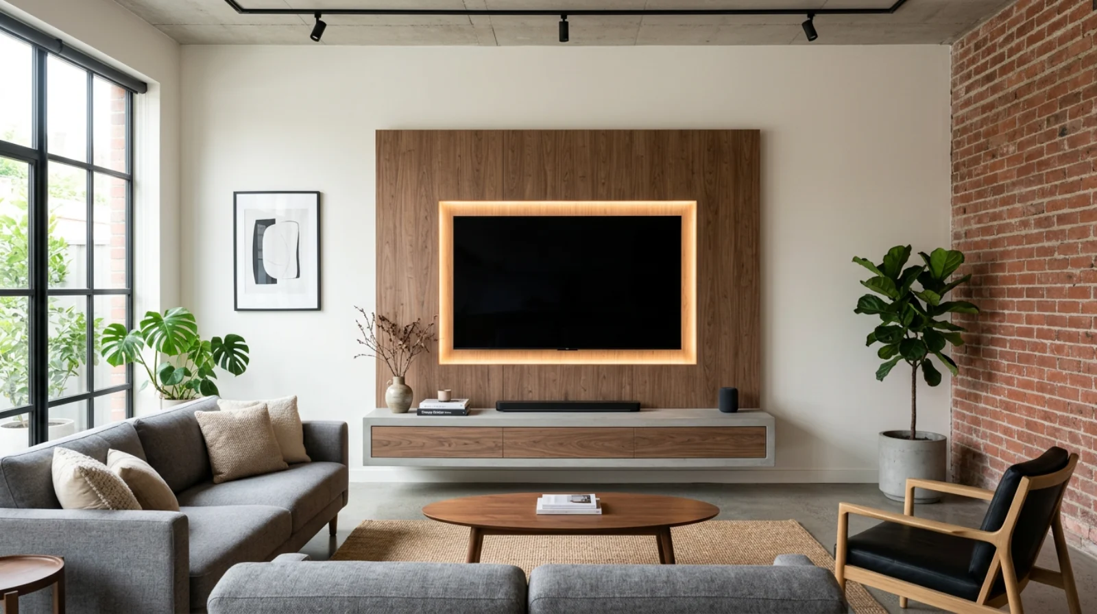 Ide Wallpanel TV Minimalis untuk Ruang Keluarga