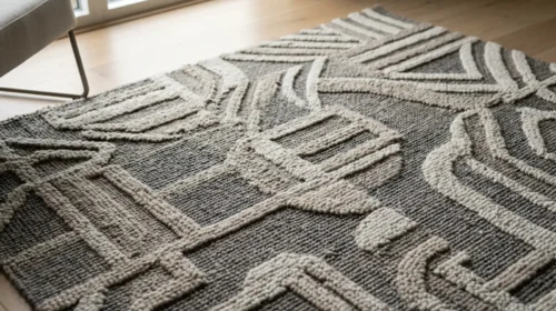 Karpet Bertekstur Rendah dan Timbul (High-Low & Loop Pile)