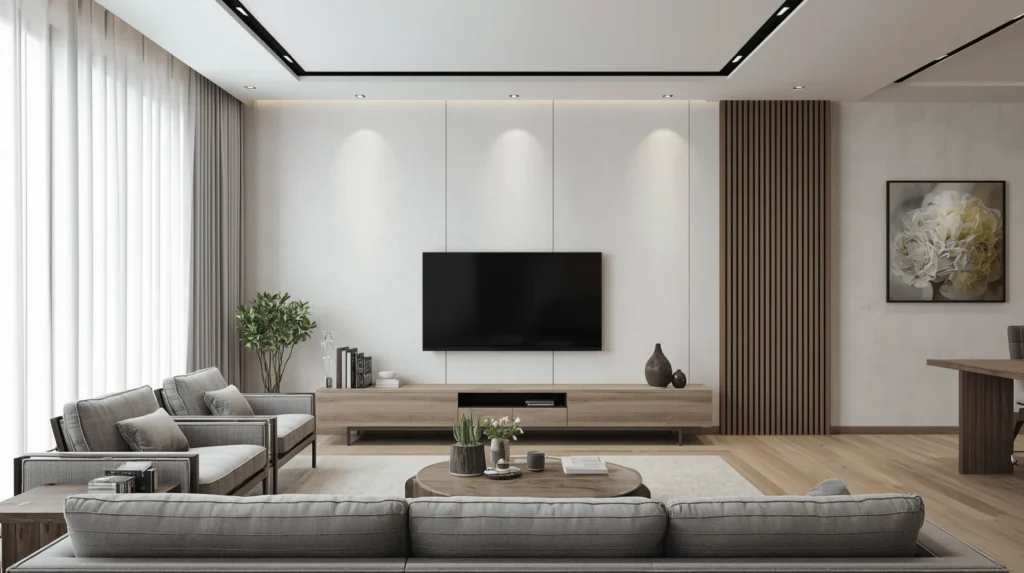 Wallpaper Rumah Minimalis untuk Ruang Tamu