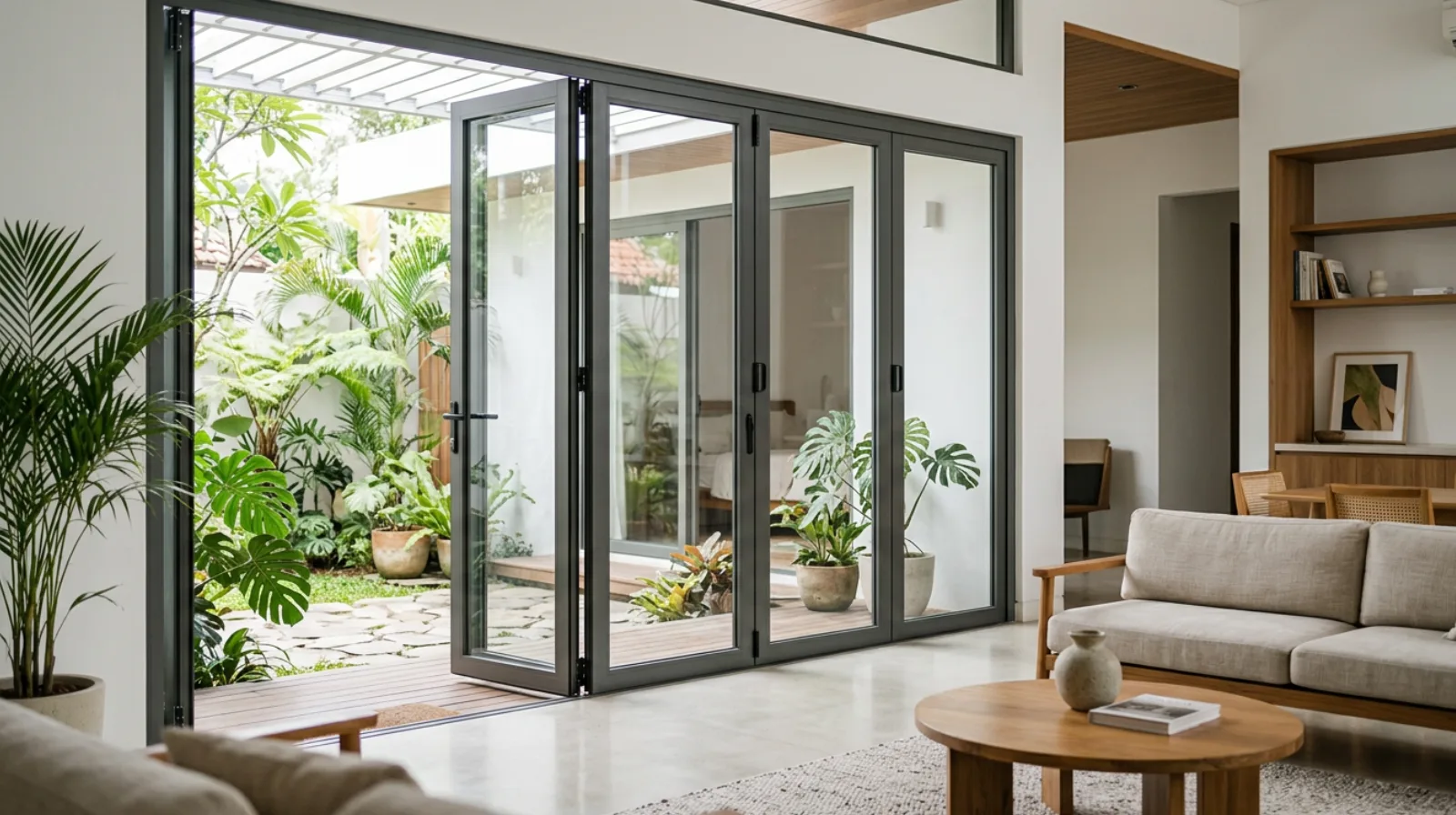 Inspirasi Desain Pintu Lipat untuk Rumah Minimalis
