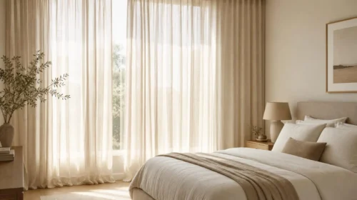 Tips Memilih Vitrase untuk Kamar Tidur Adem dan Estetik
