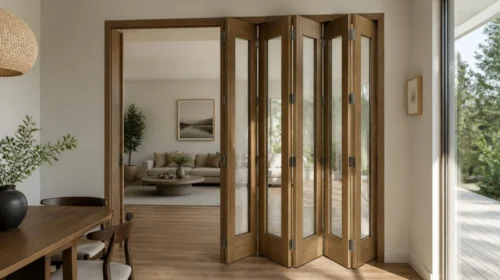 Pintu Lipat Kayu