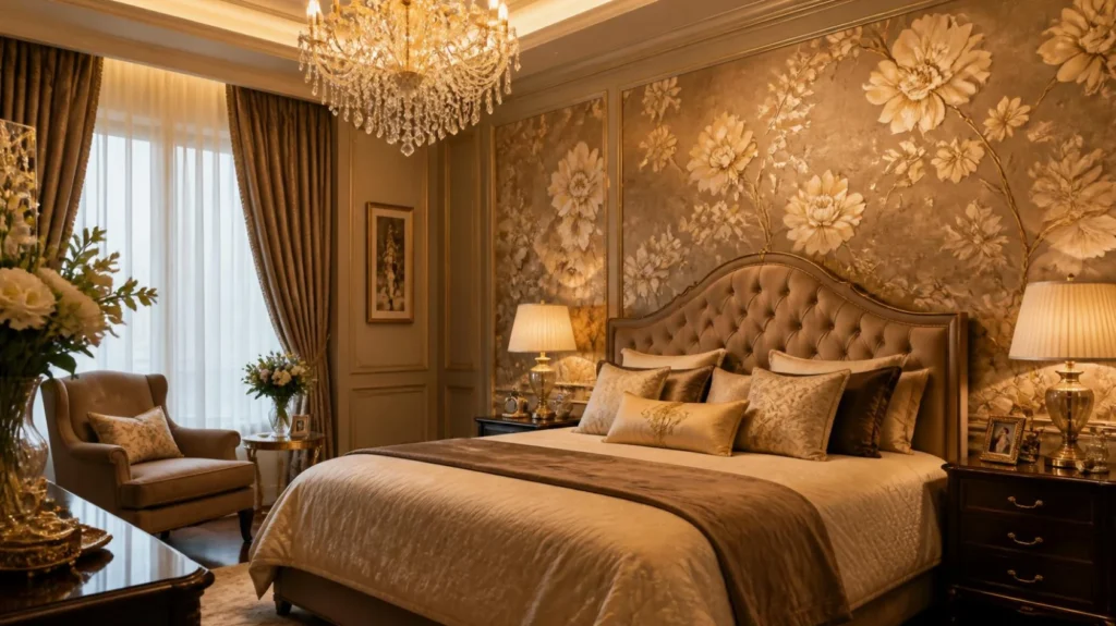 Rekomendasi Wallpaper Kamar Tidur Elegan dan Mewah